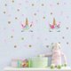thumbnail image 4 of Piezas de pegatina de unicornio MACHAO pegatina de pared de dibujos animados removibles decoración de pared, 4 of 5