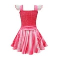 thumbnail image 5 of Girls Short Sleeve Princess Dress Aurora Fancy Birthday Cosplay Costume, 5 of 5