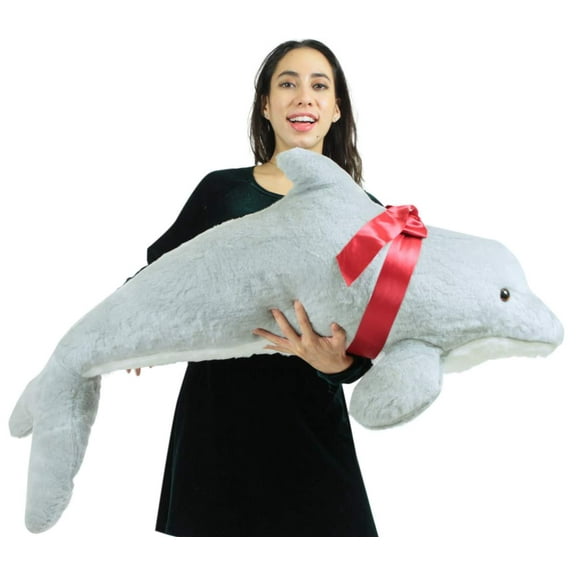 American Made Giant Stuffed Dolphin 46 Inch Soft Plush Made in USA