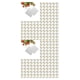 thumbnail image 3 of Toystoory 100 Uds. Envoltorios cuadrados de papel de aluminio paquete colorido para dulces piruletas de Chocolate Plata 2piezas Toystoory CBP019439, 3 of 5