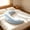 Blue, variant on Moon Spoon Body Pillow Plush Moon Pillow ,For Side Sleepers, Cooling Marshmallow Pillow with Removable Washable Cooling Fiber Cover for Pregnant women