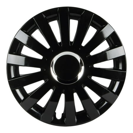 - Car Wheel Hub Caps, Abs Plastic Cover Wheels 15 Inch Black Gloss Hub Cap