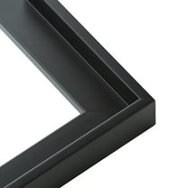 26x18 Canvas Frame Black Solid Wood Floater Frame Width 1.5 Inches | Interior Frame Depth 0.875