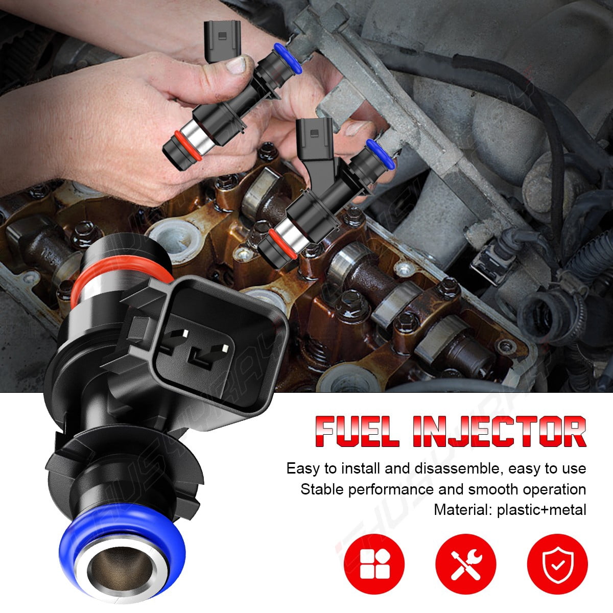 NEW Set of 8 Fuel Injectors 12580681 FIT 04-10 Chevrolet GMC 4.8 5.3 6.0 6.2L