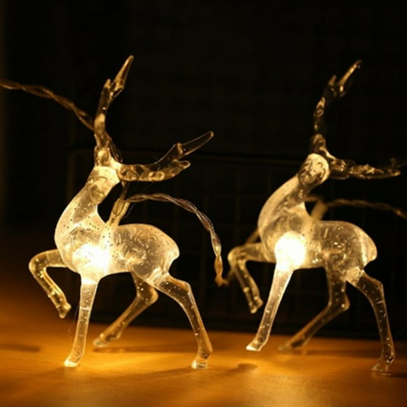 Christmas Reindeer String Fairy Lamp Tree Twinkle Led Light Decor Xmas Indoor Outdoor High quality