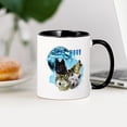 thumbnail image 3 of CafePress - Blue Moon Mug - 11 oz Ceramic Mug - Novelty Coffee Tea Cup, 3 of 4
