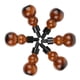 thumbnail image 3 of 6PCS Calabaza Vaciador Aceite Esencial Recargable Vacío Vial Holder 30ml Macarena Botella cuentagotas de aceites esenciales, 3 of 7