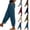 Style1-Blue linen pants women, variant on Mceream Womens Straight Leg Linen Pants with Pockets Wide Leg Casual Loose Elastic Waist Cropped Trouser Summer Lightweight Pants White M
