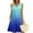 Blue-womens summer casual tank dress, variant on Dazajoo Sleeveless Sundresses for Women 2025 Tie Dye Henley Tank Dress with Pockets Casual Button V Neck Midi Dresses,Blue,S