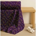 thumbnail image 4 of Soimoi Purple Cotton Voile Fabric & Leaves Fabric Prints By Yard 56 Inch Wide, 4 of 7
