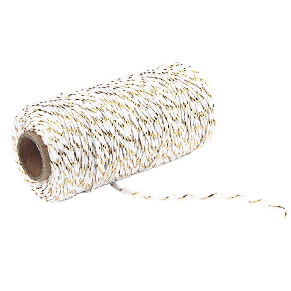 Cooking Twine String Natural 2 x 82 Metre Rolls x White Cotton Twine 