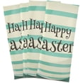 thumbnail image 6 of Bunny Ear Eggs Kitchen Dish Towels Set of 6 Absorbent Hand Towels, Lint-Free 18"x28" Happy Easter Greeting Dishcloths Fast Drying for Cooking Baking Home Clean, 6 of 7