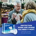thumbnail image 3 of Attends Advanced Adult Contoured Incontinence Brief Heavy Absorbency, Medium, 96 Count, 3 of 8
