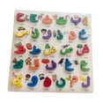 thumbnail image 2 of Alfabeto árabe: Juguete de aprendizaje para letras árabes, tablero de rompecabezas colorido con bloques fáciles de agarrar para niños en edad preescol, 2 of 9