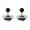 Color:Black, variant on Pair Adjustable Long Handle Joystick with 2/4/8 Way Operation & Ball Handle Competition Style Joystick for Game Cabinet