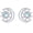 Moonstone White Opal, variant on Sun Moon Stud Earrings for Women 925 Sterling Silver Sun Moon Stud Earrings Moonstone Abalone Shell Jewelry Gift
