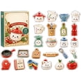 thumbnail image 2 of Advent Calendar 2026 Gourmet Kitchen Theme Blind Box 24 Days Countdown Surprise with 24Pcs Acrylic Ornaments for Kitchen Decor and Holiday Gifts, 2 of 9
