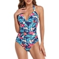 thumbnail image 1 of Traje de baño con cuello halter, traje de baño de una pieza para mujer, traje de baño de una pieza, traje de baño para mujer, elegante y moderno, 1 of 6
