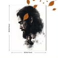 thumbnail image 3 of Qisvanset 12x16 Inch Jesus And Children Canvas Wall Art, Boho Bible Sketch Modern Religious Home Decor, 3 of 8