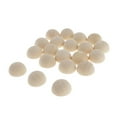 thumbnail image 4 of 20x Perles Rondes en Bois Non Finies Naturelles Demi-Artisanat 25/30mm 25MM, 4 of 8
