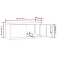 thumbnail image 4 of vidaXL File Cabinet Light Grey 90x40x40 cm Steel, 4 of 5