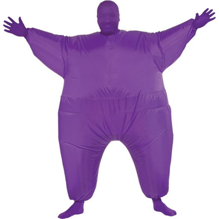 Morris Costumes Mens Inflatables Skin Suit Adult Purple One Size, Style RU887114