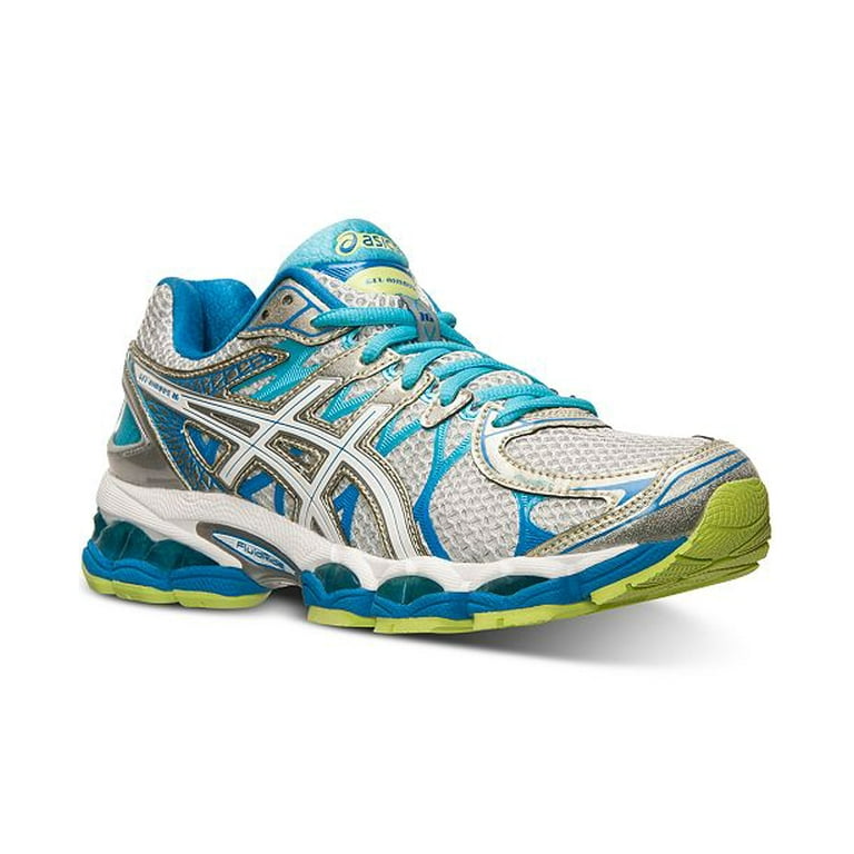 Scheiden Voorschrijven Wijzerplaat ASICS Women's Gel-Nimbus 16 Running Shoe, Lightning/Turquoise, 9.5 B(M) US  - Walmart.com