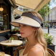 thumbnail image 5 of Solar Fan Sun Hat with USB Charging, Wide Brim UPF 50+ Sun Protection Hat with 3 Speed Adjustable Fan - Breathable Outdoor Hat for Hiking Fishing Travel, Beige, 5 of 6