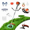 thumbnail image 2 of Seipouy 2025 Upgraded Weed Wacker, 52CC Gas Powered Weed Eater, 2 in 1 Gas String Trimmer and Grass Cutter with 3 Teeth Brush Cutter Blade, Lightweight Hedge Trimmer Edger Lawn Tool for Garden Yard, 2 of 11