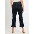 thumbnail image 2 of Roaman's Women's Plus Size Classic Stretch High-Rise Kick-Flare Cropped Jean, 2 of 3