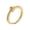 Golden S, variant on HUANLEDASH Finger Ring Adjustable Opening 26 Alphabet Faux-diamond-set Geometric Inlay Sparkling Letter Band Ring Daily Wear