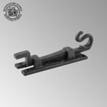 thumbnail image 2 of Renovator's Supply Offset Slide Bolt Latch 5" Black Wrought Iron Pig Tail Tip Slide Bolt, 2 of 7