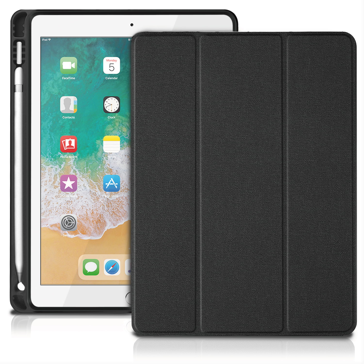 New iPad 9.7 Inch Case 2018/2017 - Slim Lightweight Smart Shell Folio