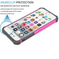 thumbnail image 3 of Apple iPhone 8 Case, iPhone 8 Cover, Njjex 2-Piece Shockproof Case For iPhone 8 4.7" Rugged Rubber Anti-Slip Plastic Hard Case Cover For Apple iPhone 8 (2017) 4.7"-[Rose/Black], 3 of 6