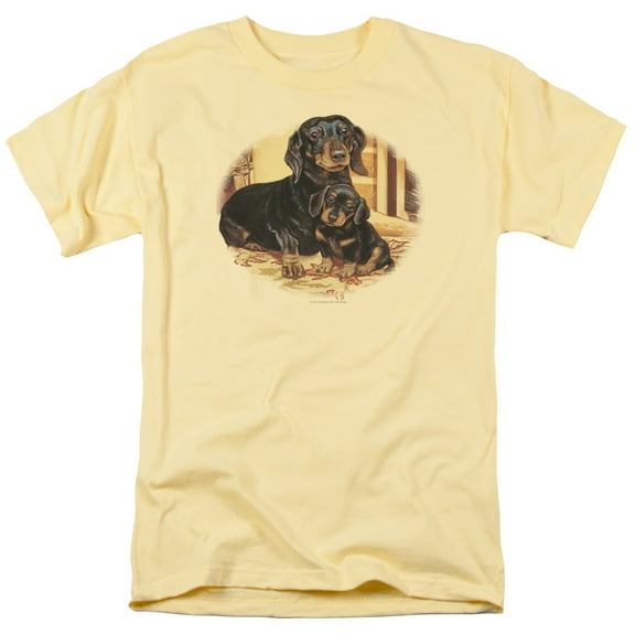 Wildlife - Picture Perfect Dachshunds - Short Sleeve Shirt - XX-Large