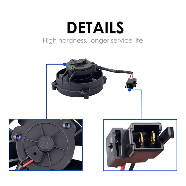30103018 4inch Cooling Fan Motor Radiator 12V for Motorcycles ATV