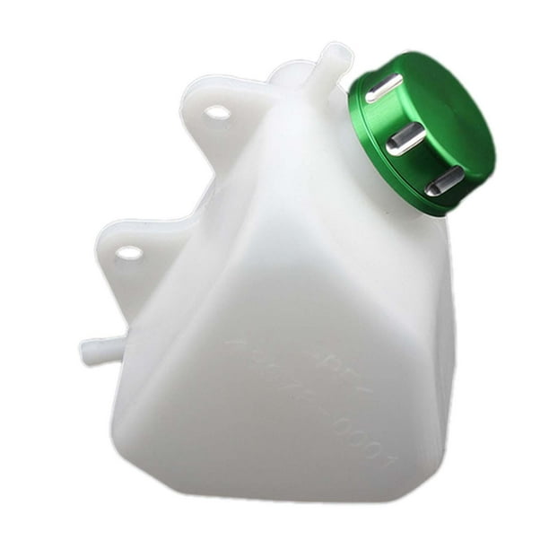Depósito de refrigerante con tapón para Kawasaki KLX250 gorra verde