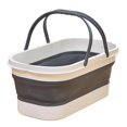 thumbnail image 1 of Cubo plegable de PP, fácil de limpiar, para fregona, herramienta de limpieza, cesta para ropa, cubo de limpieza para uso doméstico, viajes y camping. 12L Gris, 1 of 8