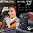 thumbnail image 6 of 1pc Goth Skull 30oz Tumbler with Straw & Handle - Insulated Stainless Steel Cup | Holiday Gift for Man Women (Christmas, Valentine's, Birthday), 6 of 7