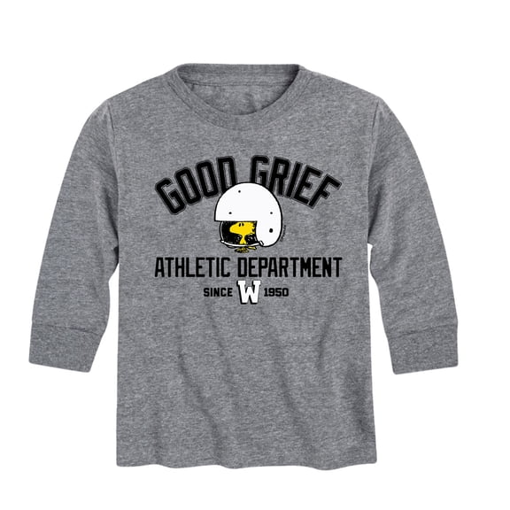 Peanuts - Woodstock Good Grief Ath Dept - Toddler And Youth Long Sleeve Graphic T-Shirt