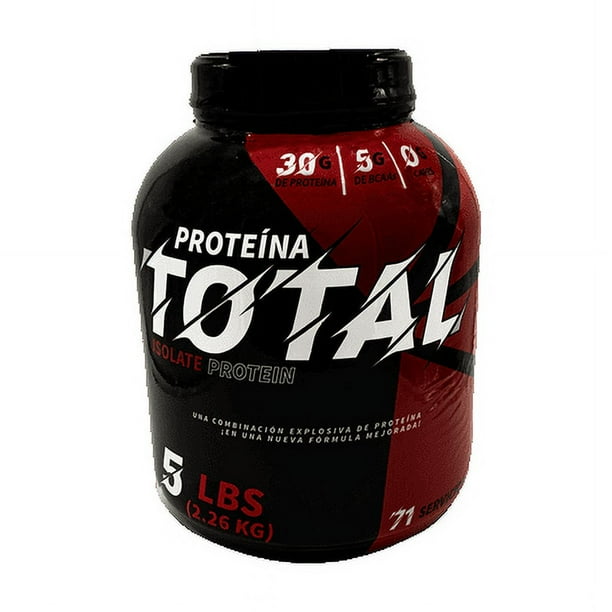 Proteína Sin Carbohidratos Total De 2.2 Kg Para 71 Servicios Sabor Vainilla