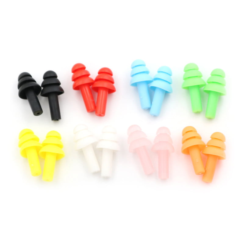 20pcs/10pairs Ear Plugs Reusable Hearing Protection Noise Reduction Earplugs new 