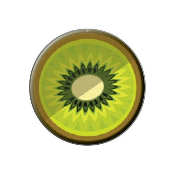 Kiwi Fruit Lapel Hat Pin Tie Tack Small Round