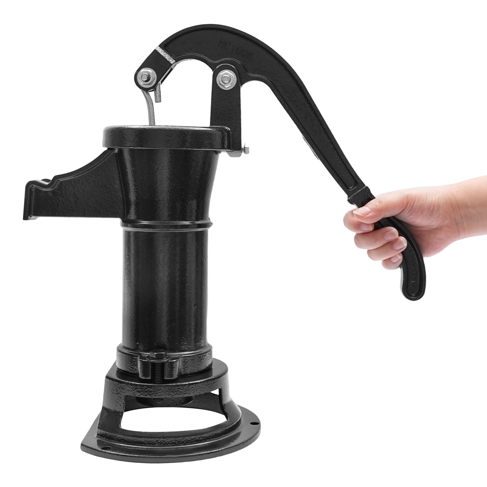 Dwellnix Water Well Pump SWP 300 Hand operated Water Pump for Wells 19L 5Gal mim Black