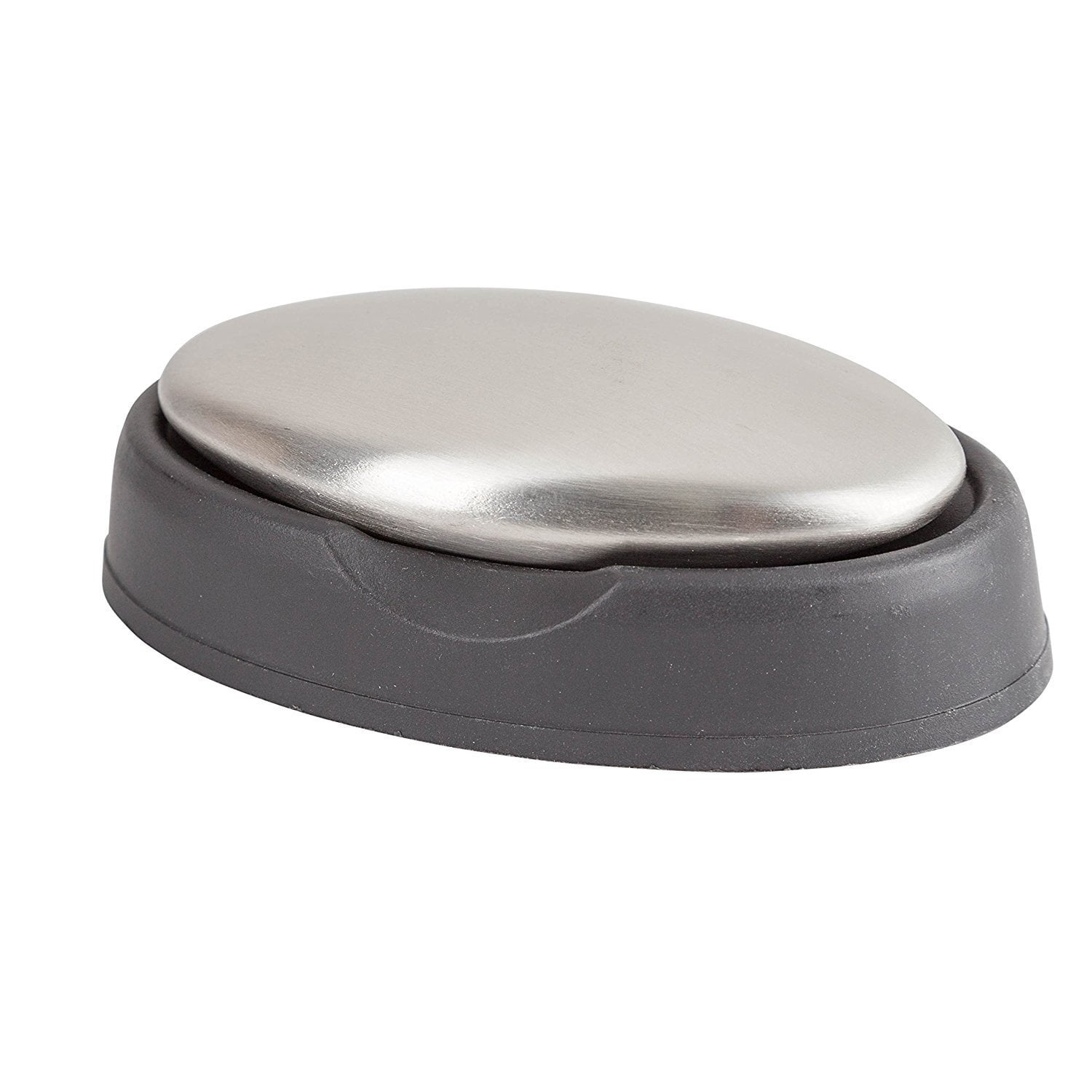 Oder Eliminator Stainless Steel Soap Bar Eliminates Garlic, onion, fish smell with tray