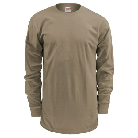 Soffe Men's Midweight Cotton Long Sleeve T-Shirt