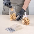thumbnail image 4 of Bag Tek Clear Plastic Gusset Bag - Flat Bottom, Paper Insert, Heat Sealable - 3" x 2" x 6 1/2" - 100 count box, 4 of 4