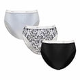 thumbnail image 1 of Pantaleta Hanes Cool Comfort para Mujer, Cotton Corte Francés 3 Piezas Multicolor Talla EG, 1 of 4