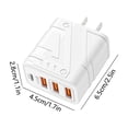 thumbnail image 4 of shyuyusa US Standard Wall Charger Plug Compatible With Mobile Phones Tablets Headsets Mice And Multiple Electronic Devices Safe Charging, 4 of 7