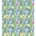thumbnail image 3 of Cactus Duvet Cover Set, Types of Cactus Plant Pattern with Flowers and Buds Fruits Nature Art Image, Decorative 3 Piece Bedding Set with 2 Pillow Shams, Queen Size, Green and Blue, by Ambesonne, 3 of 3